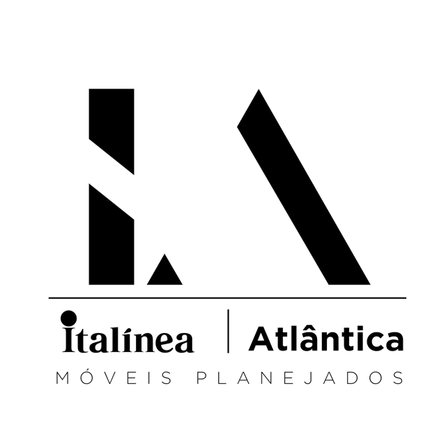 Logotipo Italínea Atlântica Móveis Planejados